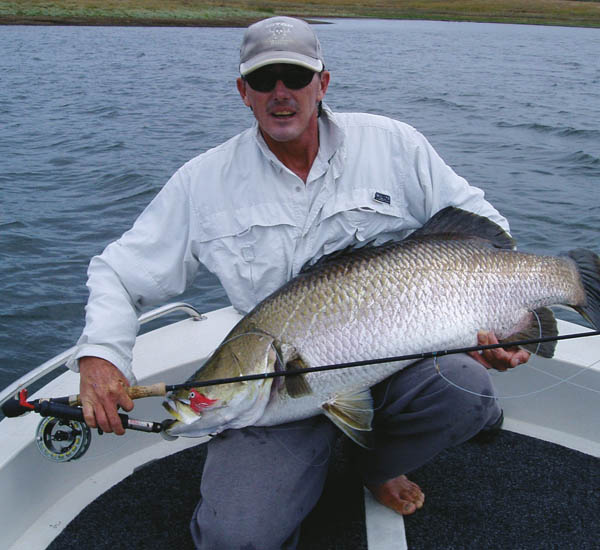 Salzwasser Angeln auf Barramundi